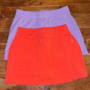 SO Kids Orange and Purple Skorts